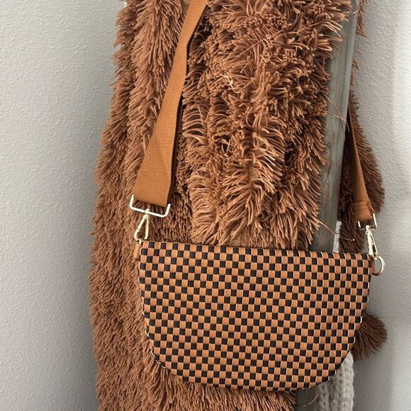 Westlyn Woven Bum Bag/Checkered Coffee - Picture 7 of 9